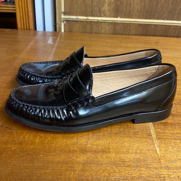 JCrew Winona penny loafers in spazzolato leather Item BA190